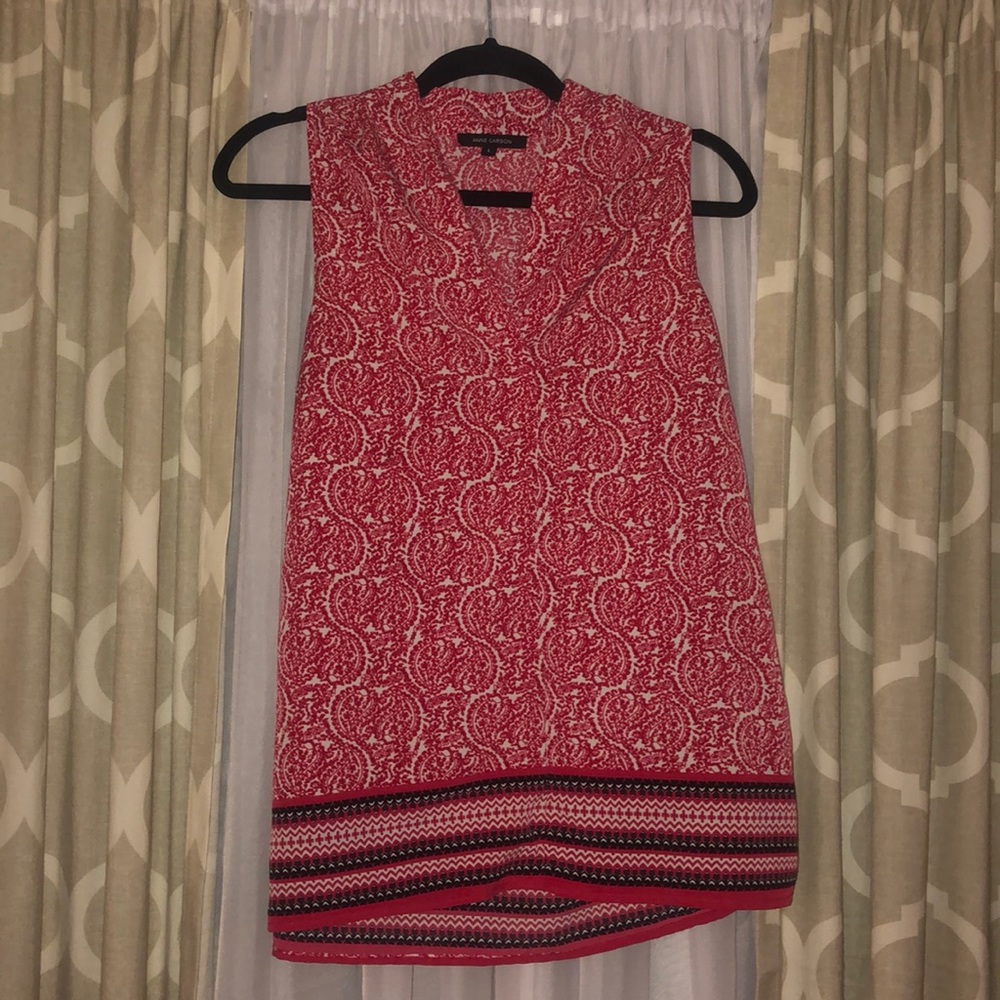 Red dressy tank